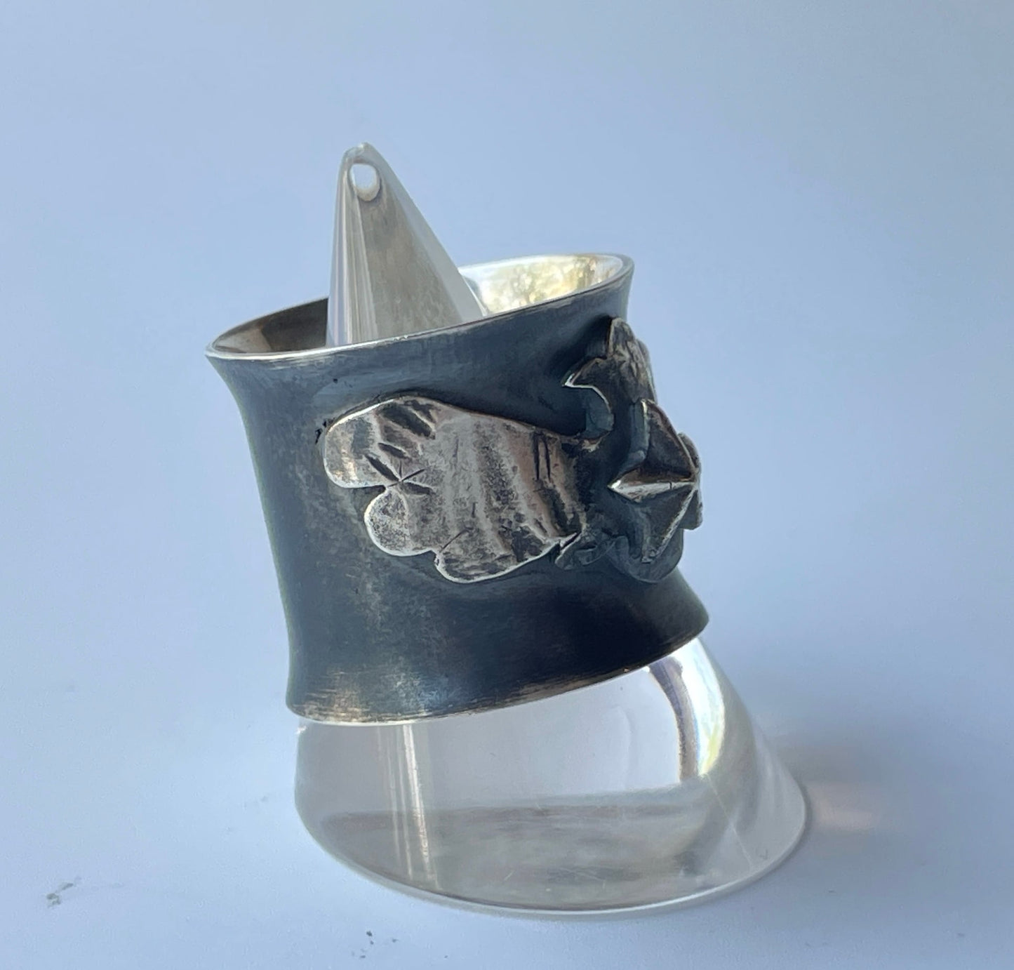 RI-0008/thunderbird star concho ring