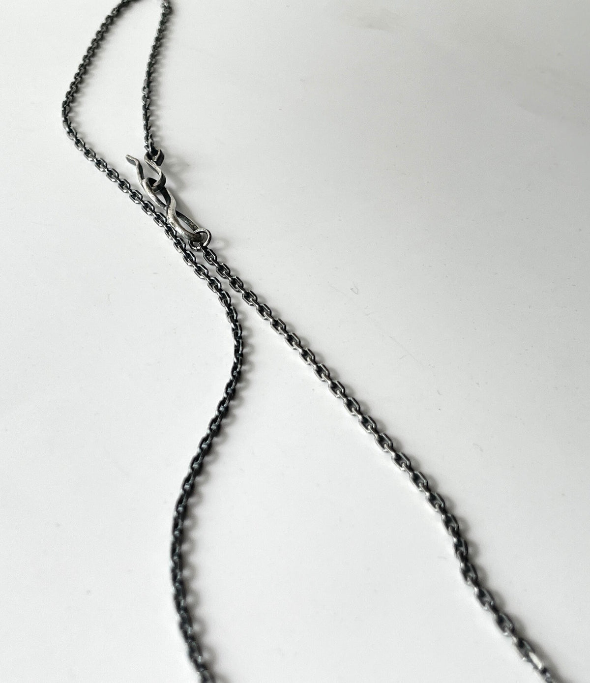 NE-0001-40/silver chain necklace Ssize 40cm