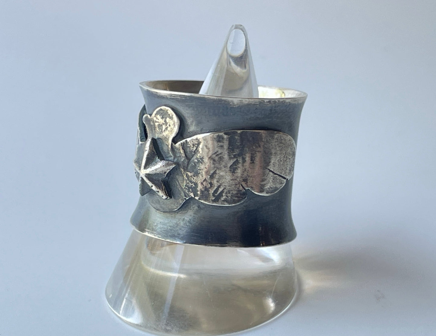RI-0008/thunderbird star concho ring